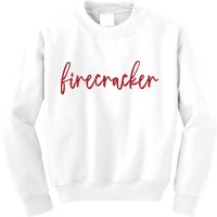 Firecracker 4th Of July Kids Sweatshirt