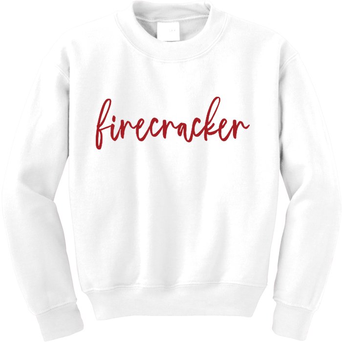 Firecracker 4th Of July Kids Sweatshirt