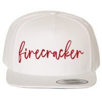 Firecracker 4th Of July Wool Snapback Cap