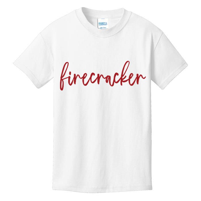 Firecracker 4th Of July Kids T-Shirt