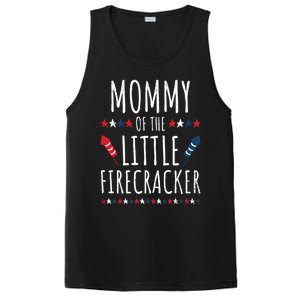 Funny 4th Of July Birthday Mommy Of The Little Firecracker Gift PosiCharge Competitor Tank