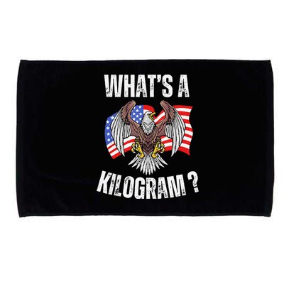 Funny 4th Of July Patriotic Usa What Is A Kilogram Microfiber Hand Towel