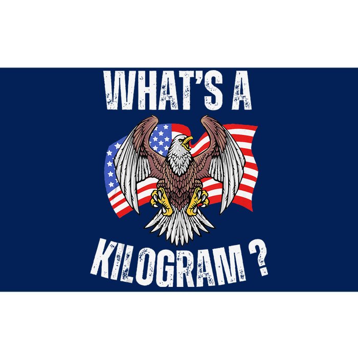 Funny 4th Of July Patriotic Usa What Is A Kilogram Bumper Sticker