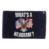 Funny 4th Of July Patriotic Usa What Is A Kilogram Grommeted Golf Towel