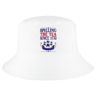 Fun 4th Of July Spilling The Tea Since 1773 Teacher Cool Comfort Performance Bucket Hat