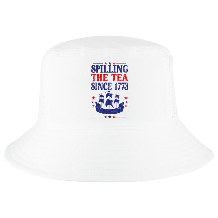 Fun 4th Of July Spilling The Tea Since 1773 Teacher Cool Comfort Performance Bucket Hat