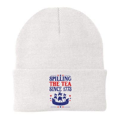 Fun 4th Of July Spilling The Tea Since 1773 Teacher Beanie