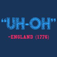 Funny 4th Of July Shirt Uh Oh England 1776 Drawstring Bag