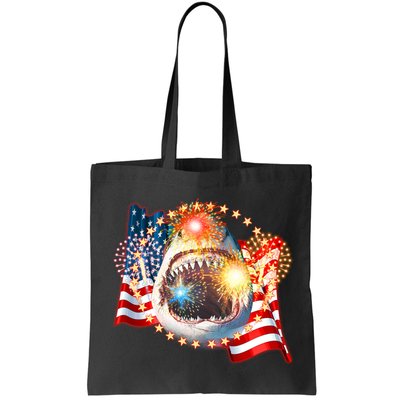Fourth 4th Of July Fireworks Shark Bag