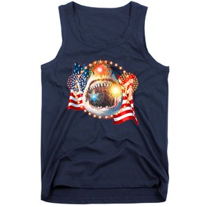 Fourth 4th Of July Fireworks Shark Tank Top