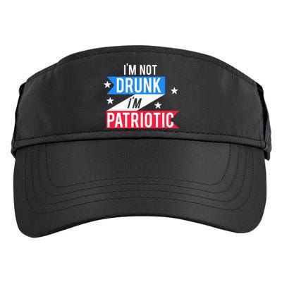 Funny 4th of July Beer Design Patriotic America Celebration Adult Drive Performance Visor