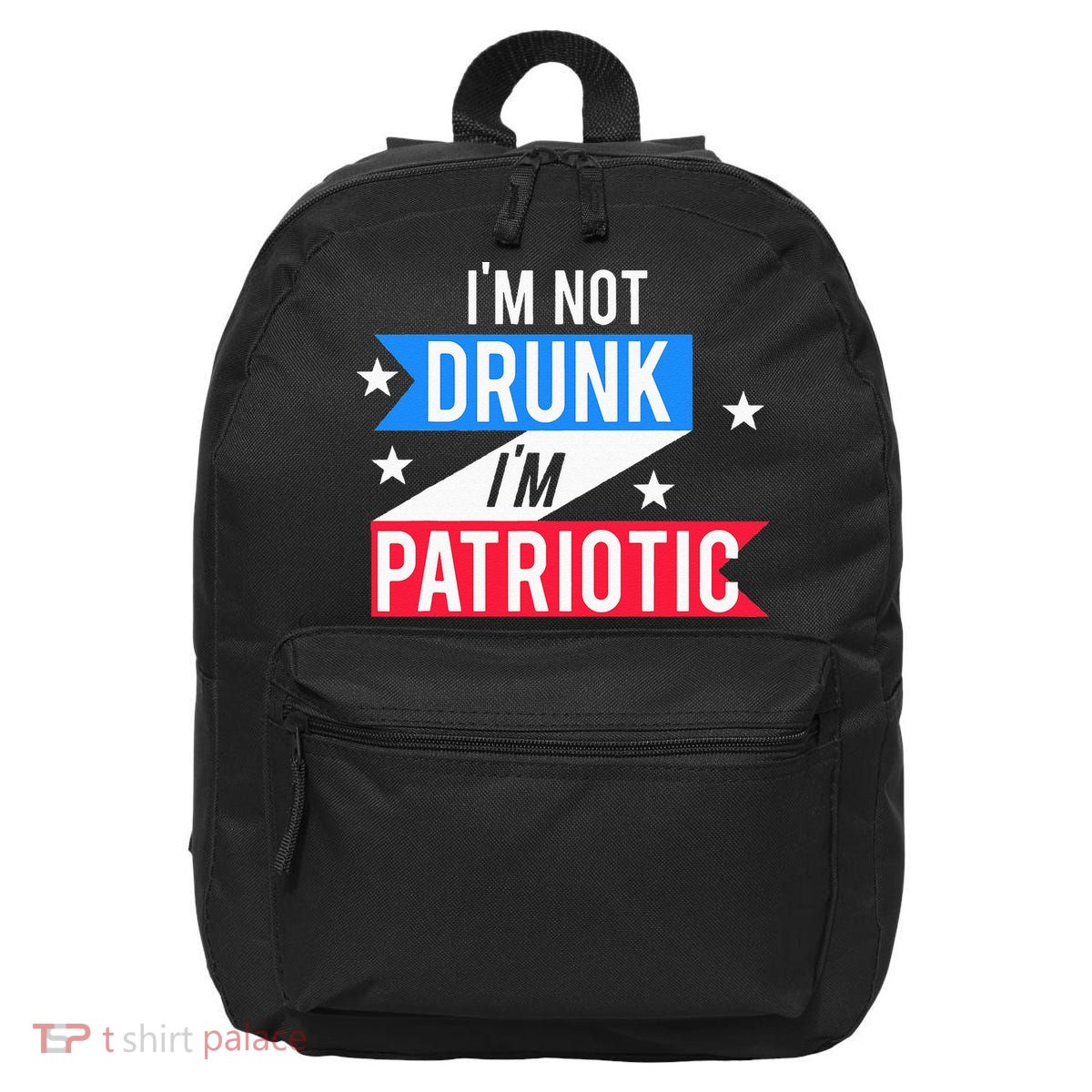 Funny 4th of July Beer Design Patriotic America Celebration 16 in Basic Backpack