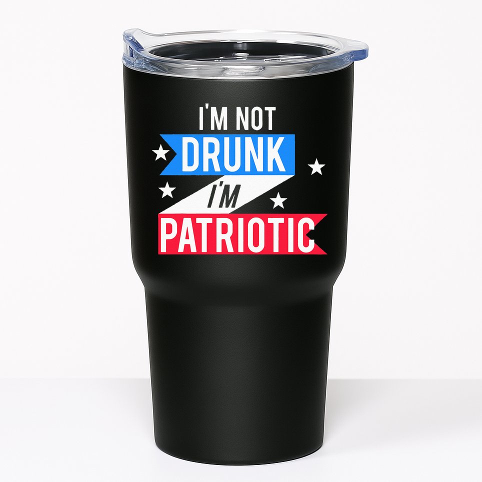 Funny 4th of July Beer Design Patriotic America Celebration Tumbler
