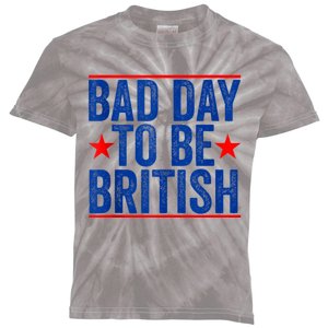 Funny 4th Of July Bad Day To Be British Kids Tie-Dye T-Shirt