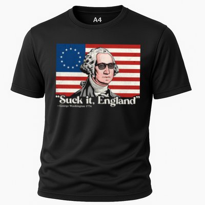 Funny 4th Of July Suck It England Patriotic 1776 USA Flag Performance Shirt