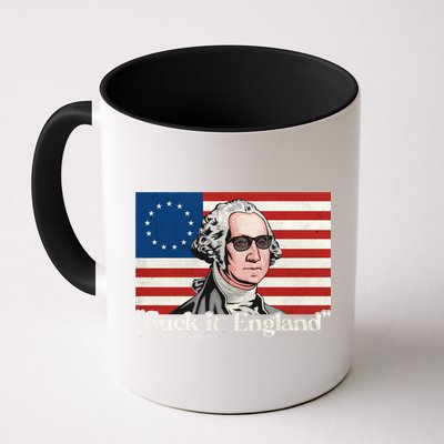 Funny 4th Of July Suck It England Patriotic 1776 USA Flag Mug