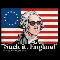 Funny 4th Of July Suck It England Patriotic 1776 USA Flag Cooling Performance Long Sleeve Crew