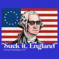 Funny 4th Of July Suck It England Patriotic 1776 USA Flag Zip Tote Bag