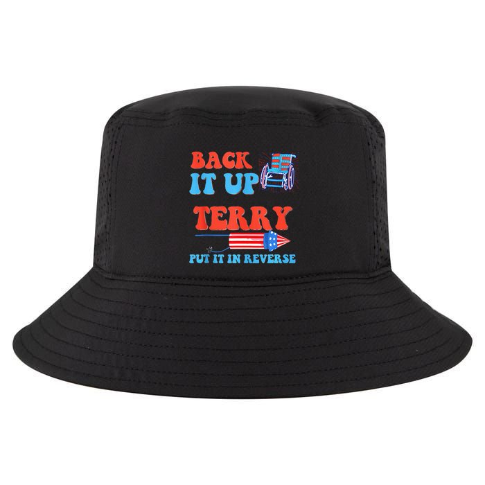 Funny 4th Of July Firework Meme Put It In Reverse Terry Cool Comfort Performance Bucket Hat