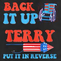 Funny 4th Of July Firework Meme Put It In Reverse Terry Cool Comfort Performance Bucket Hat