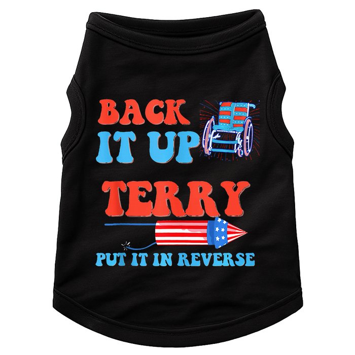 Funny 4th Of July Firework Meme Put It In Reverse Terry Doggie Tank
