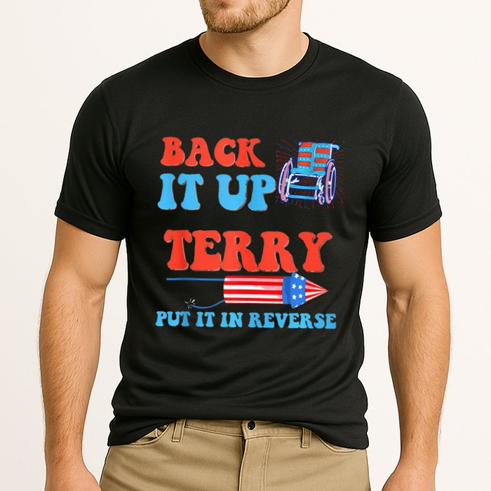 Funny 4th Of July Firework Meme Put It In Reverse Terry Performance Shirt