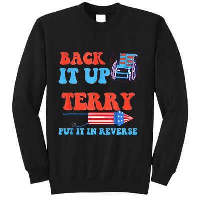 Funny 4th Of July Firework Meme Put It In Reverse Terry Sweatshirt