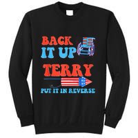 Funny 4th Of July Firework Meme Put It In Reverse Terry Sweatshirt