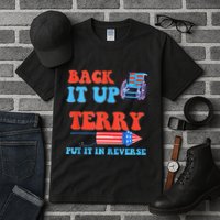 Funny 4th Of July Firework Meme Put It In Reverse Terry Tall T-Shirt