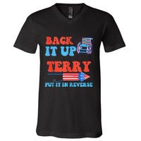 Funny 4th Of July Firework Meme Put It In Reverse Terry V-Neck T-Shirt