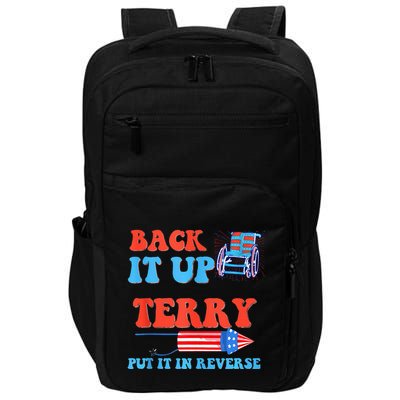 Funny 4th Of July Firework Meme Put It In Reverse Terry Impact Tech Backpack