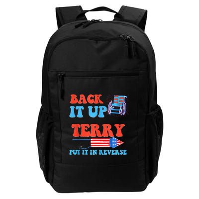 Funny 4th Of July Firework Meme Put It In Reverse Terry Daily Commute Backpack