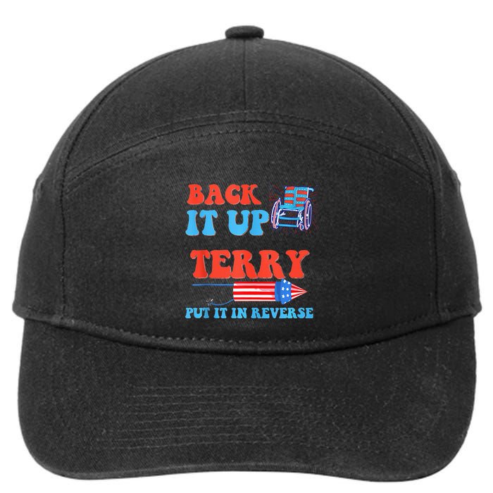Funny 4th Of July Firework Meme Put It In Reverse Terry 7-Panel Snapback Hat