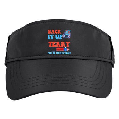 Funny 4th Of July Firework Meme Put It In Reverse Terry Adult Drive Performance Visor