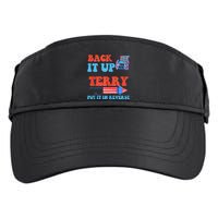Funny 4th Of July Firework Meme Put It In Reverse Terry Adult Drive Performance Visor
