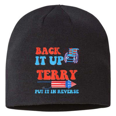 Funny 4th Of July Firework Meme Put It In Reverse Terry Sustainable Beanie