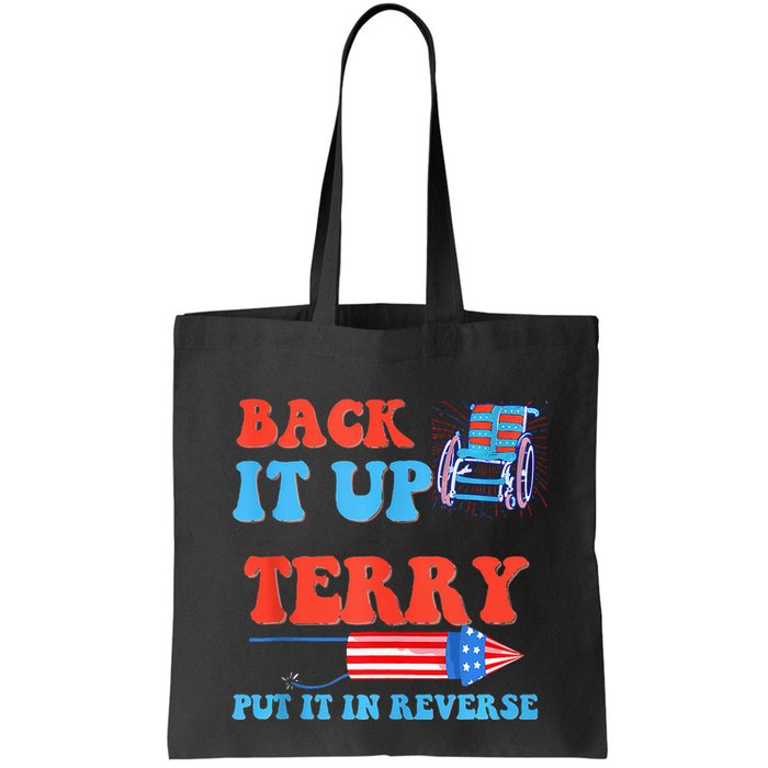 Funny 4th Of July Firework Meme Put It In Reverse Terry Bag