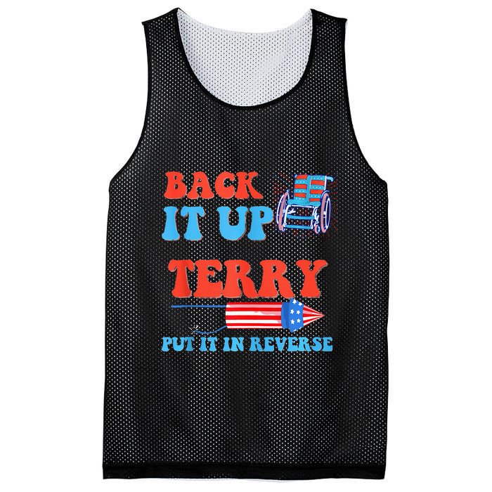 Funny 4th Of July Firework Meme Put It In Reverse Terry Mesh Reversible Basketball Jersey Tank