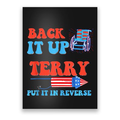 Funny 4th Of July Firework Meme Put It In Reverse Terry Poster