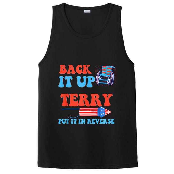 Funny 4th Of July Firework Meme Put It In Reverse Terry PosiCharge Competitor Tank