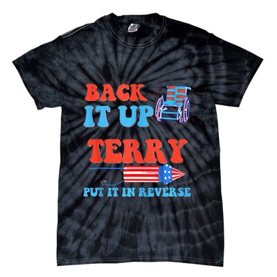 Funny 4th Of July Firework Meme Put It In Reverse Terry Tie-Dye T-Shirt