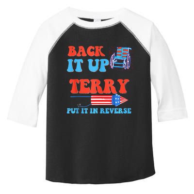 Funny 4th Of July Firework Meme Put It In Reverse Terry Toddler Fine Jersey T-Shirt