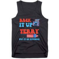 Funny 4th Of July Firework Meme Put It In Reverse Terry Tank Top