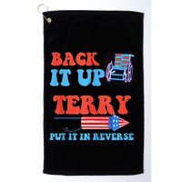 Funny 4th Of July Firework Meme Put It In Reverse Terry Golf Towel