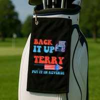 Funny 4th Of July Firework Meme Put It In Reverse Terry Golf Towel