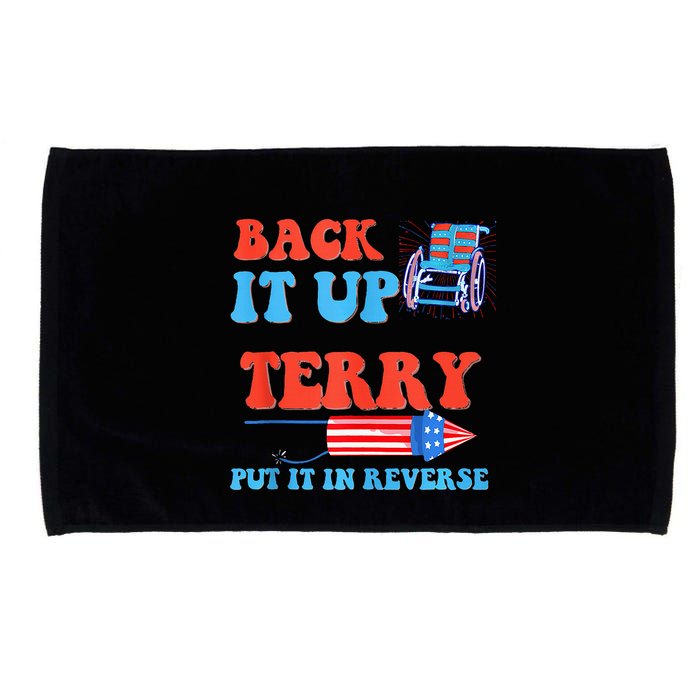 Funny 4th Of July Firework Meme Put It In Reverse Terry Microfiber Hand Towel