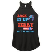 Funny 4th Of July Firework Meme Put It In Reverse Terry Women's Perfect Tri Rocker Tank