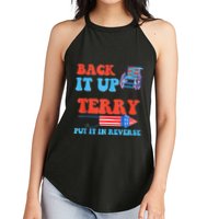 Funny 4th Of July Firework Meme Put It In Reverse Terry Women's Perfect Tri Rocker Tank