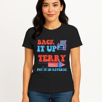 Funny 4th Of July Firework Meme Put It In Reverse Terry Womens T-Shirt