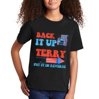Funny 4th Of July Firework Meme Put It In Reverse Terry Kids T-Shirt